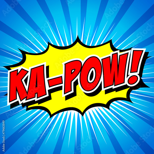 Ka-Pow! Comic Speech Bubble, Cartoon