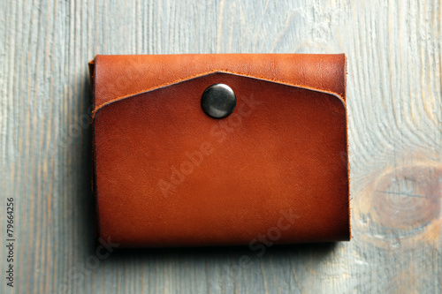 Hand made leather man walle...