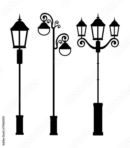 Lamps design, vector illustration.