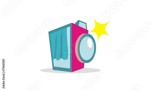 photography photobooth logo vector icon