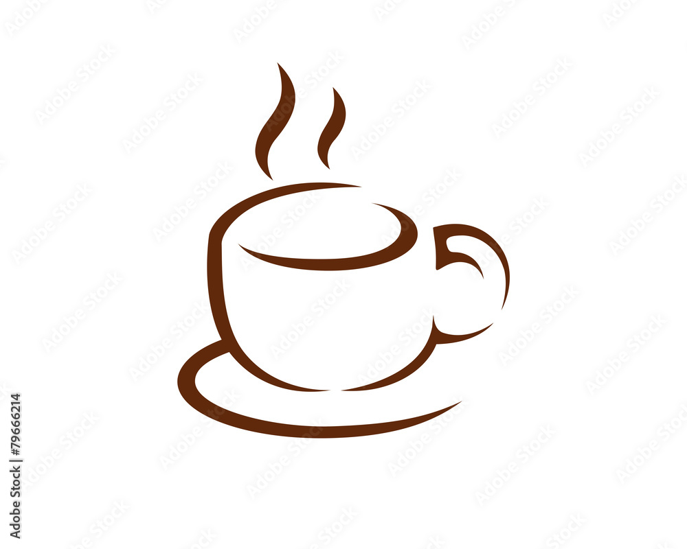 Fototapeta premium Coffee Cup Symbol