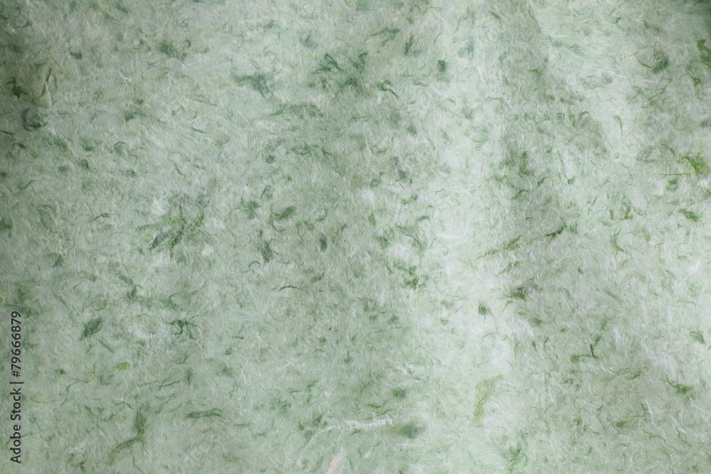Obraz premium Green natural handmade paper