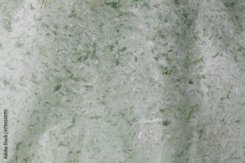 Green natural handmade paper