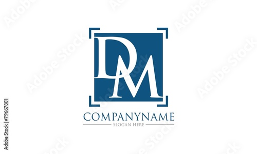 DM Logo Symbol Vector