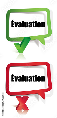 évaluation positive et négative