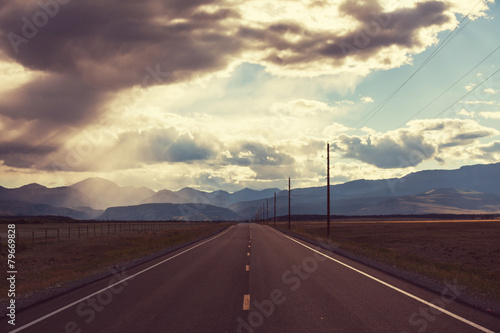 Road in mountains