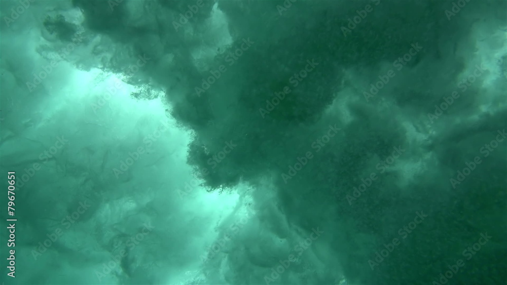 Super Slow Motion Underwater Crashing Wave Super Slow Motion Underwater Crashing Wave
