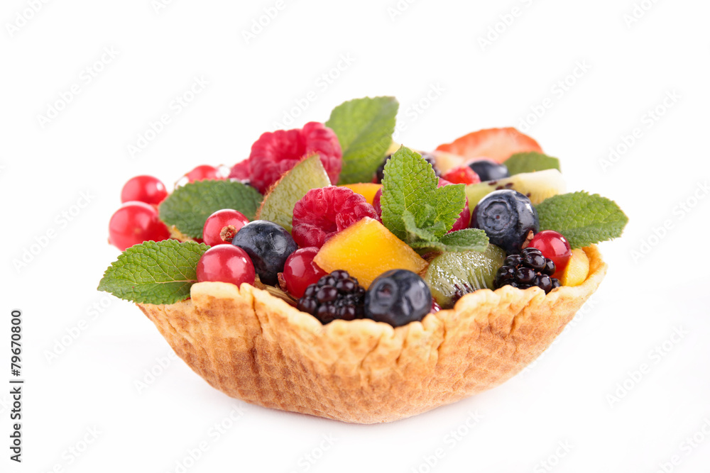 fruit salad isolated on white fruit salad isolated on white