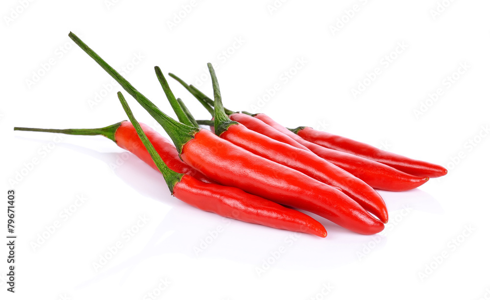 chili pepper isolated on a white background chili pepper isolated on a white background