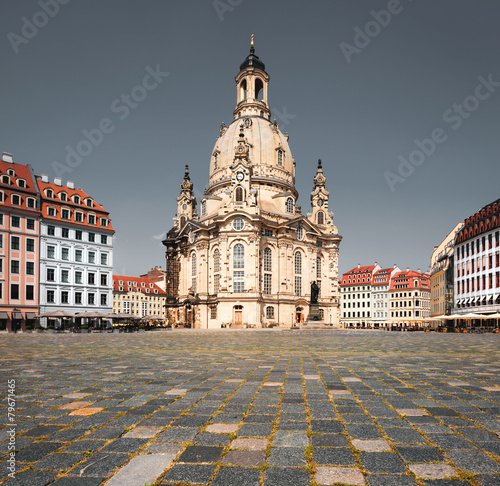 Dresden Frauenkirche, toned image