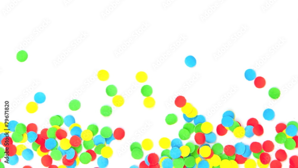 Panning confetti background Panning confetti background