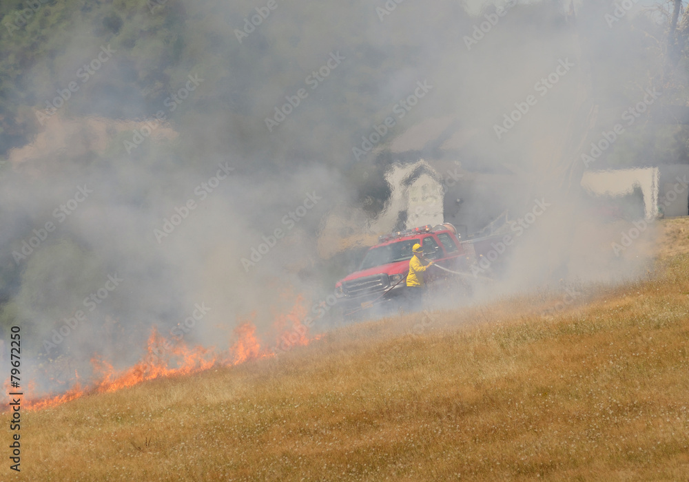 Fototapeta premium Natural Fire