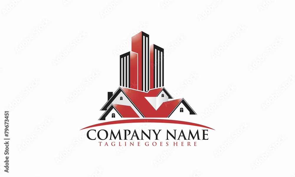 Obraz premium Real Estate Vector Logo Design