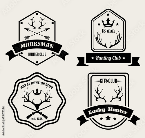 Deer hunting badges