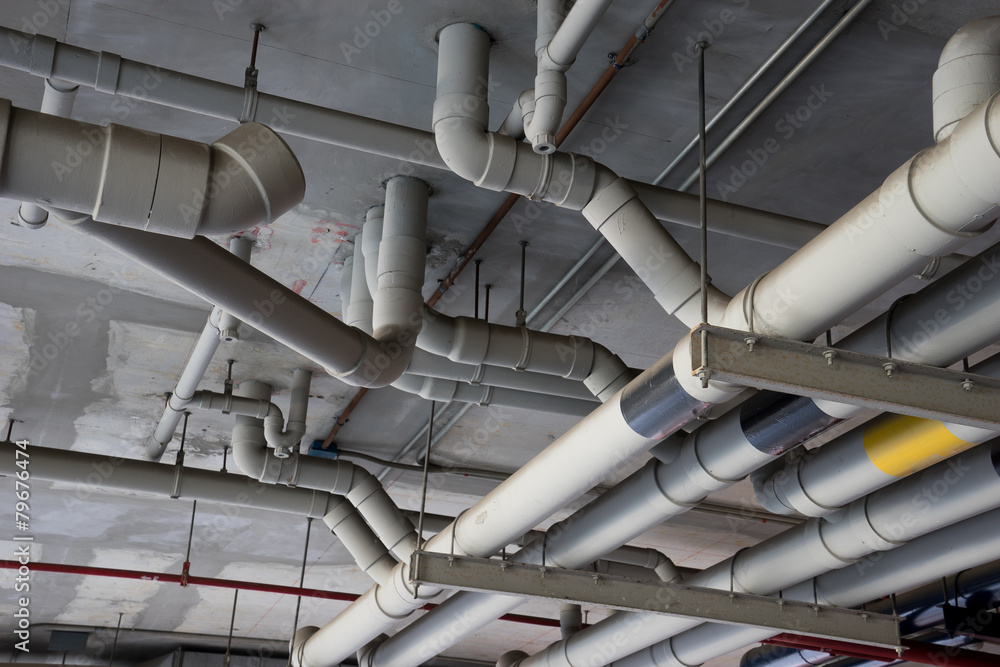 Pipe tube on the roof top for drain & sewer system.. Pipe tube on the roof top for drain & sewer system..