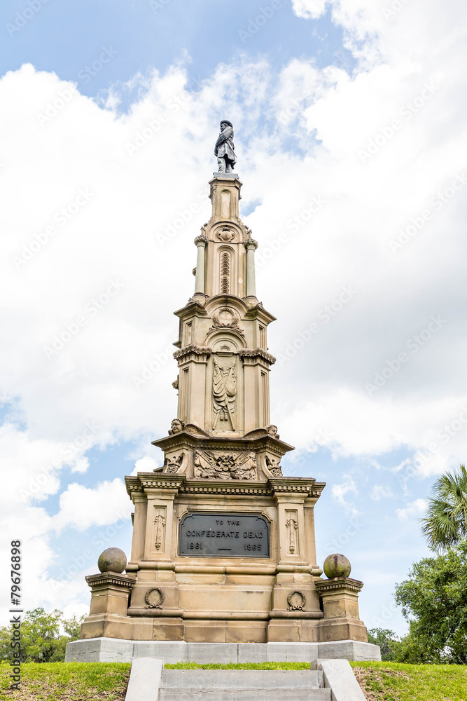 Confederate Memorial in Savannah Park