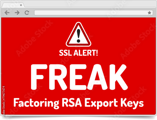 FREAK - Factoring RSA Export Keys Security - Warning in simple o