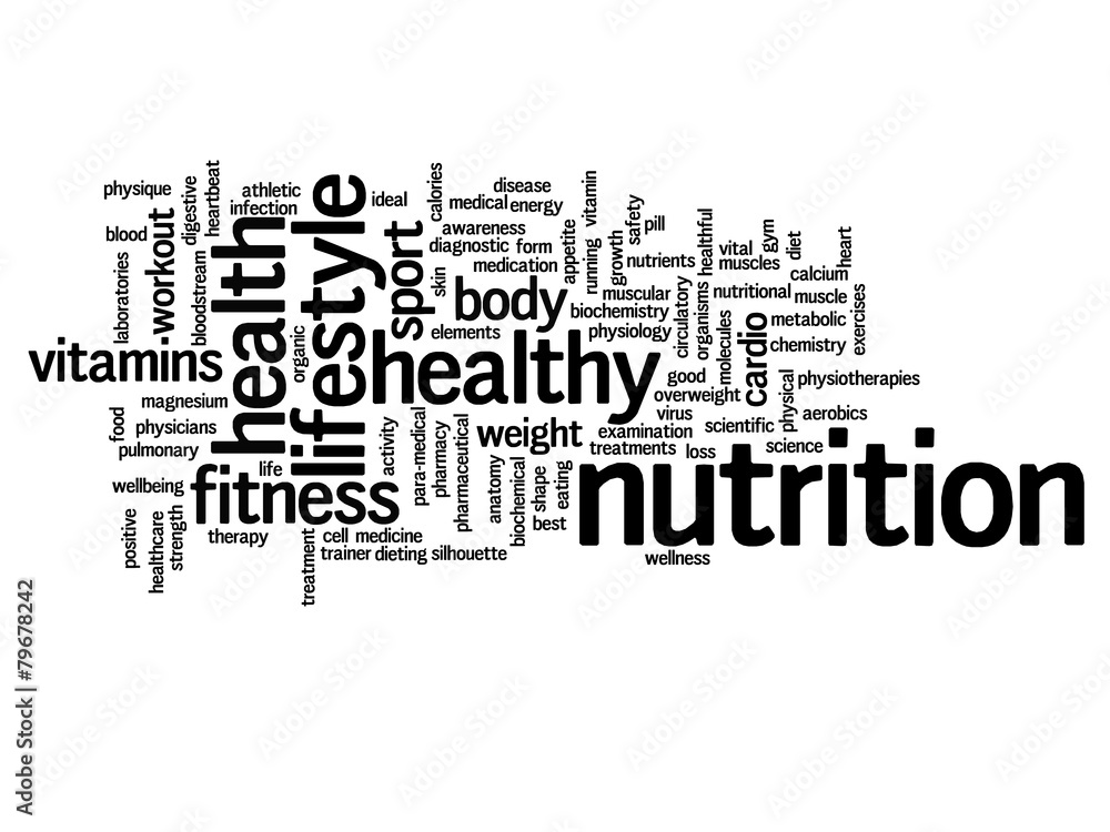 Conceptual health word cloud Conceptual health word cloud