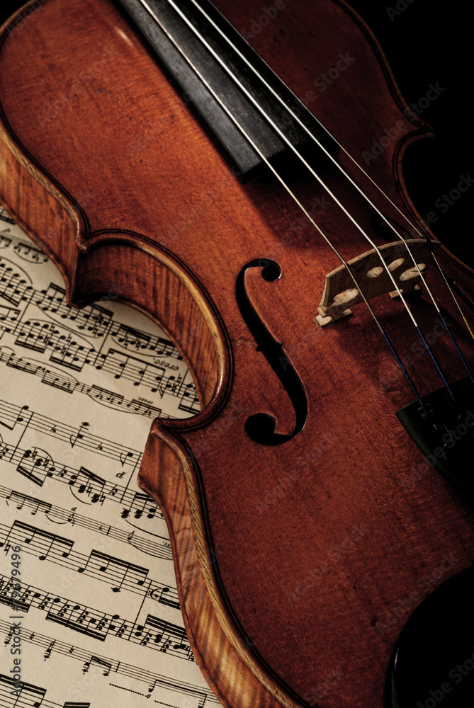 Fototapeta premium Wertvolle alte Geige