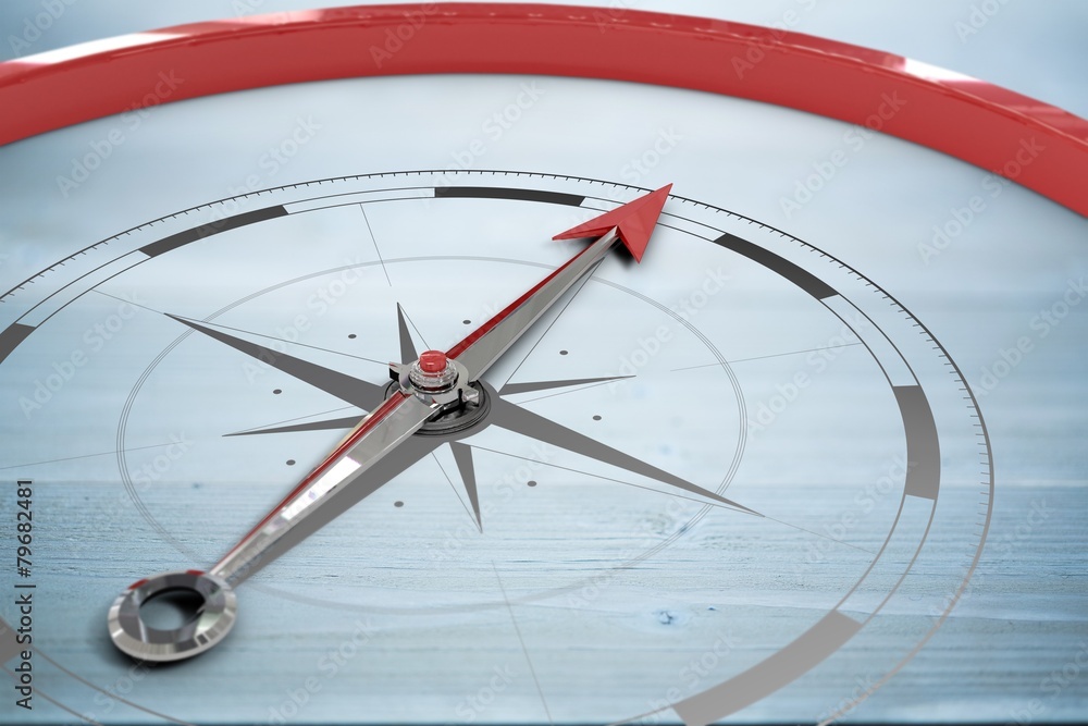 Composite image of compass Composite image of compass