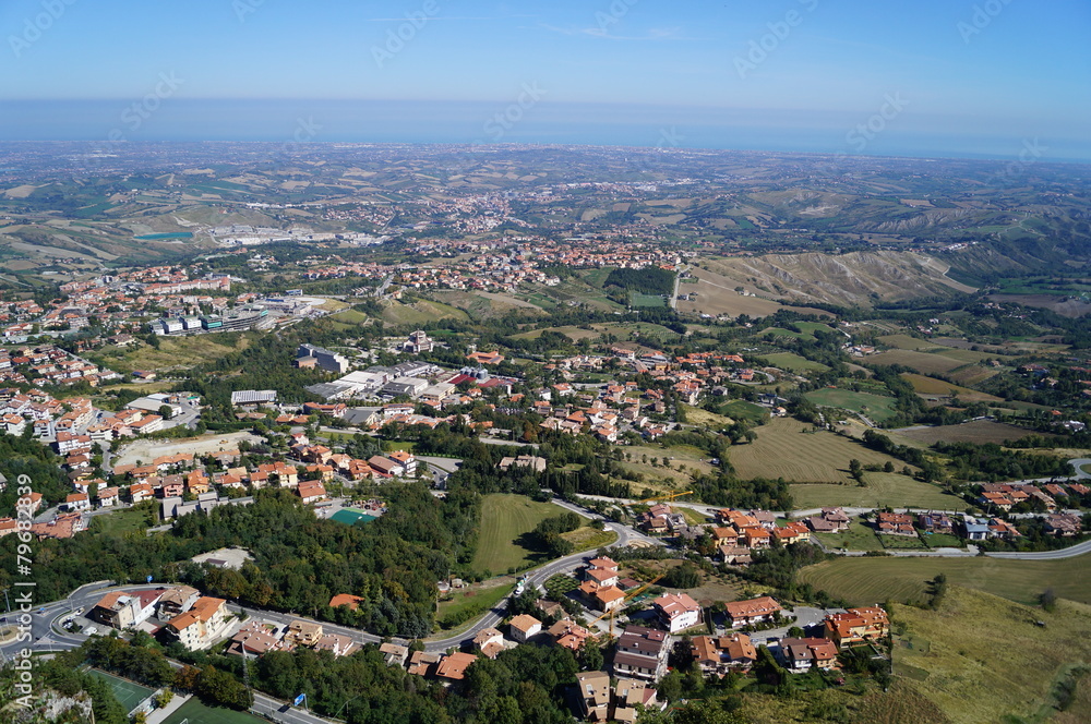 View of the city, San Marino