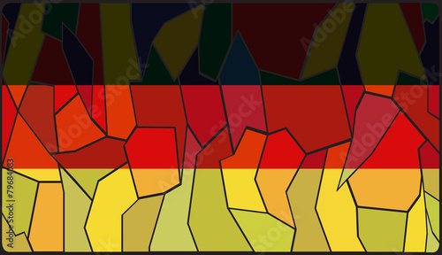 German Stained Glass Window