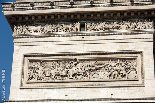 Arc de triomphe in Paris - France