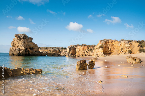 Golden beaches of Albufeira, Portugal