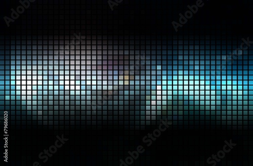 blue geometric flash