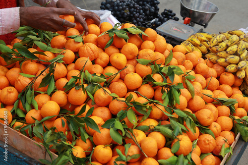 Street fruits vendor