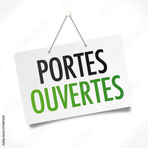 Pancarte Portes Ouvertes