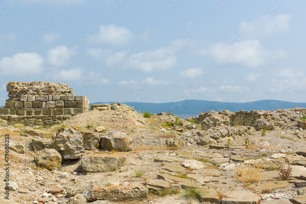 remains of the ancient city