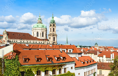 Wallpaper Mural Roofs of Prague on a bright day Torontodigital.ca