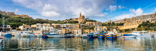 Petit port de Mgarr sur l'île de Gozo, Malte © FredP