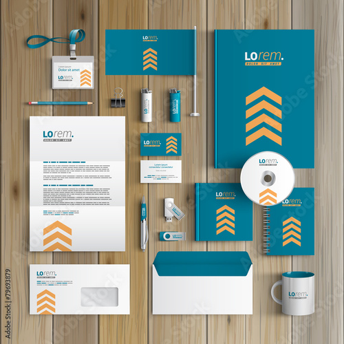 Stationery template design