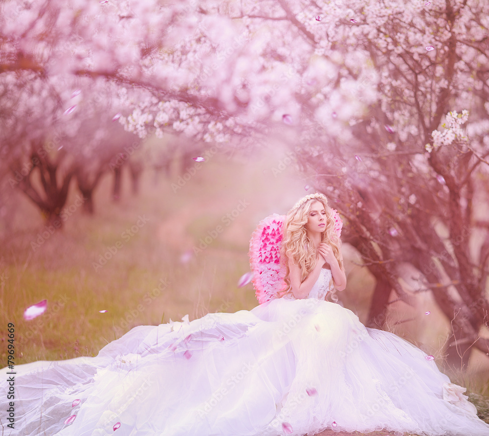 a beautiful bride in a spring garden a beautiful bride in a spring garden