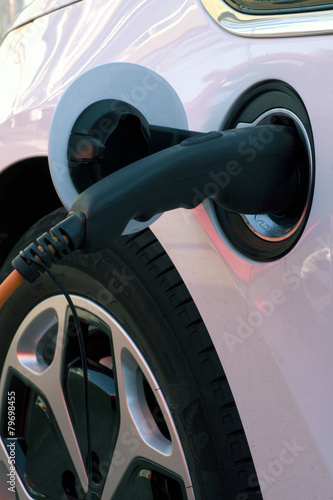 Electic car charging nozzle