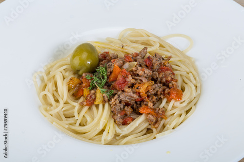 Pasta bolognese