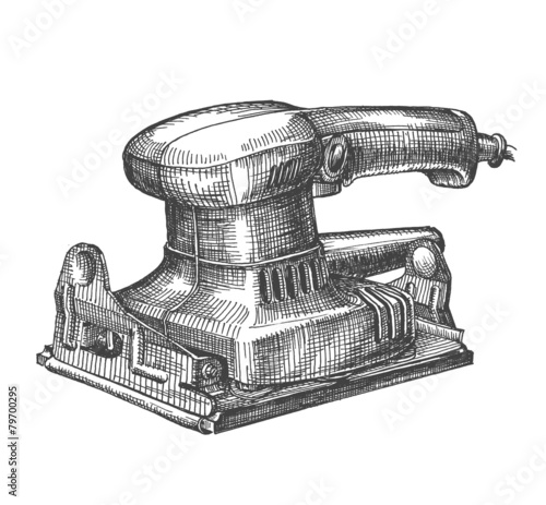 grinding machine vector logo design template. tools or joinery