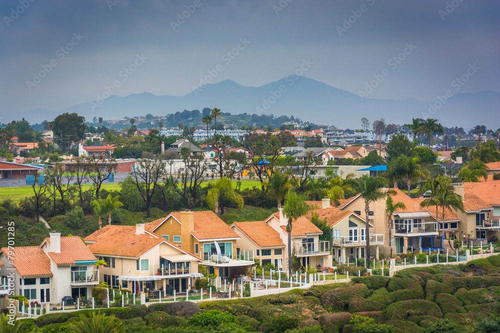 View of houses and distant mountains from Hilltop Park in Dana P View of houses and distant mountains from Hilltop Park in Dana P