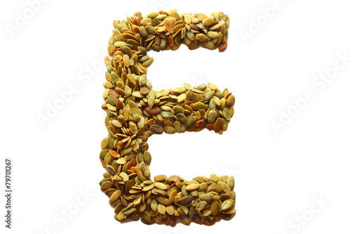 letter E