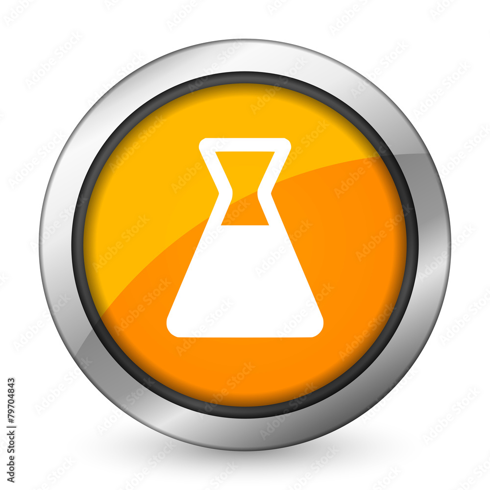 laboratory orange icon laboratory orange icon