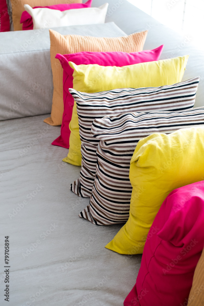 Decorative comfortable pillow natural Fabric