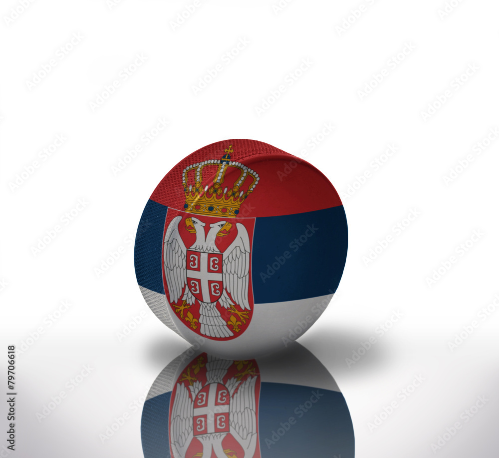 Naklejka premium serbian hockey
