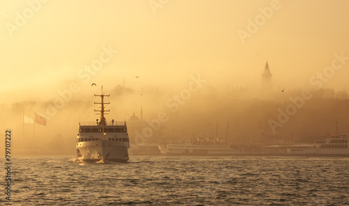 Istanbul - ferry near Topkapı Palace