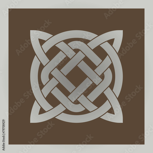 Geometric cross celtic symbol