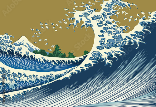 葛飾北斎 富嶽百景 海上の不二 イメージイラスト Stock ベクター Adobe Stock 葛飾北斎 富嶽百景 海上の不二 イメージイラスト Stock ベクター Adobe Stock