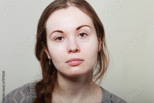 Tablou pe pânză woman without make-up