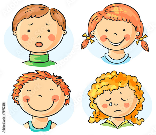 Kids faces