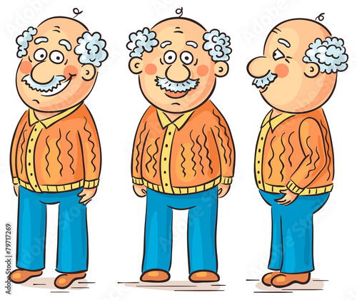 Cartoon grandfather